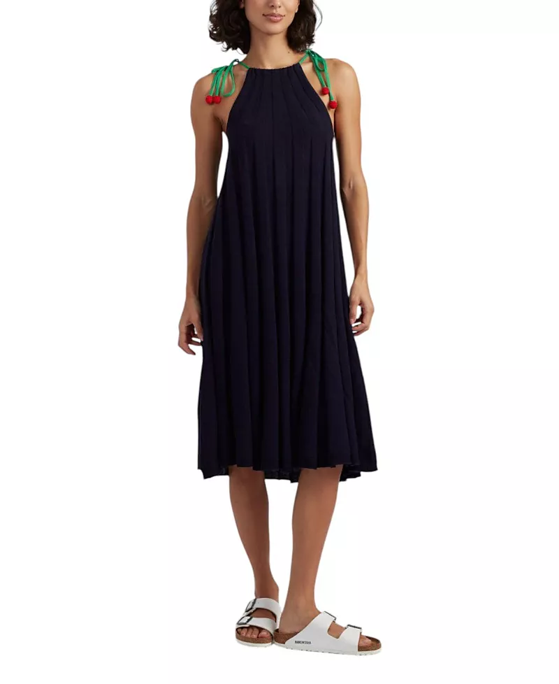 Chinti & Parker Women's Cotton Cherry Swing Dress