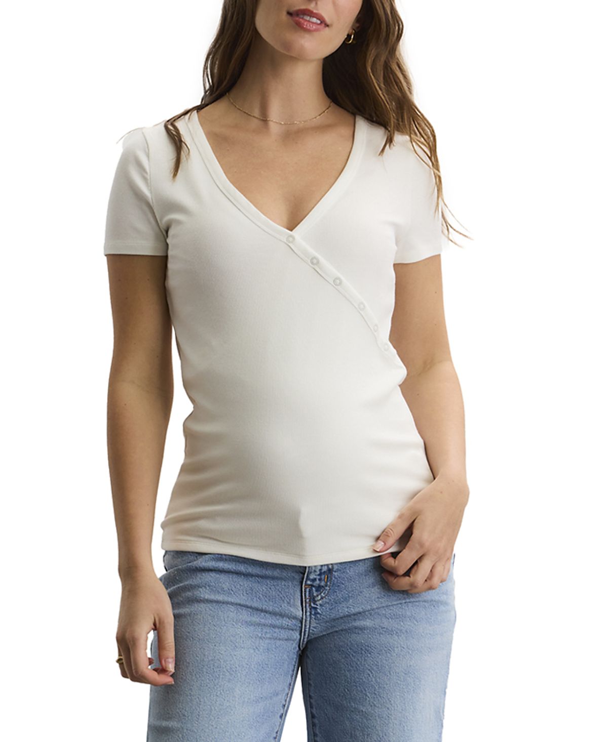 Hatch Collection The Softest Rib Nursing Tee