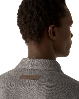 Cashmere, Linen, and Silk Overshirt