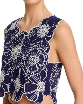 Split Back Cropped Top