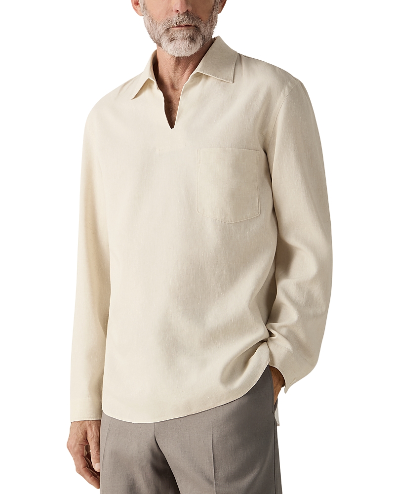 Zegna Oasi Lino Polo Shirt