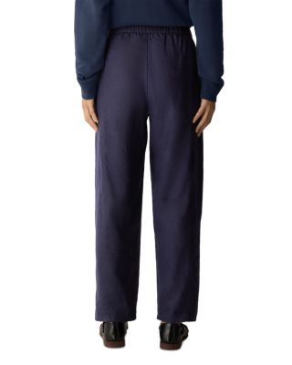 Linen Ankle Pleated Lantern Pants