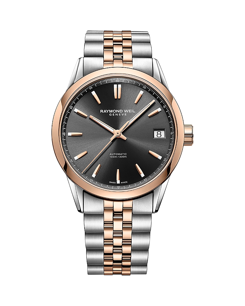 Raymond Weil Freelancer Automatic Classic Two-Tone Date Watch, 40mm