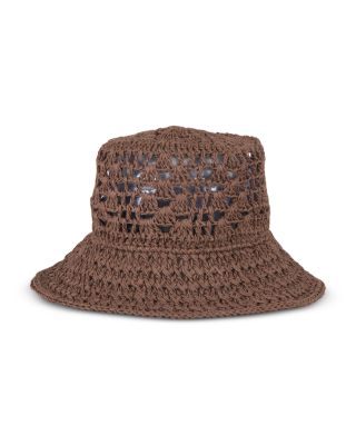Jonah Twisted Crochet Packable Bucket Hat