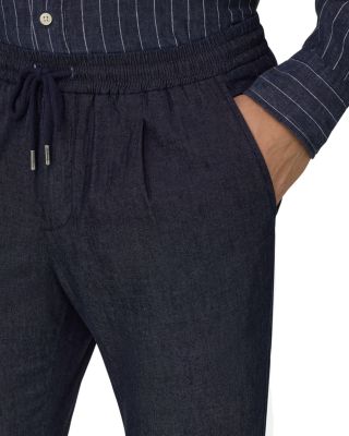 Coulisse Tapered Fit Drawstring Trousers