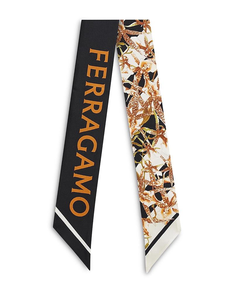 Ferragamo Gaia Silk Bandeau Scarf