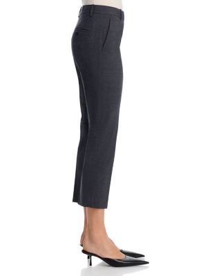 Treeca Wool-Blend Cropped Pants