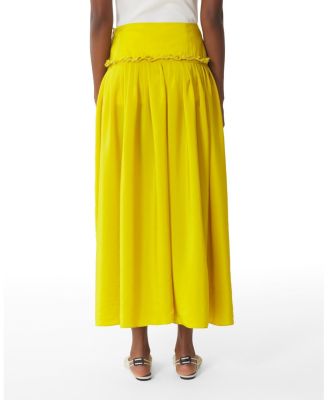 Basque Skirt in Charmeuse