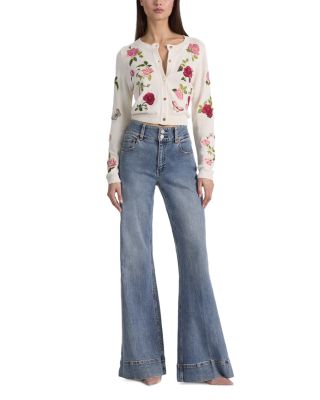 Dollie Crewneck Cardigan Sweater