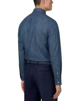 Regular Fit Cotton Denim Shirt