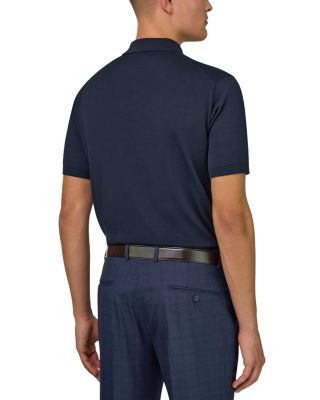 Regular Fit Cotton Silk Polo Shirt