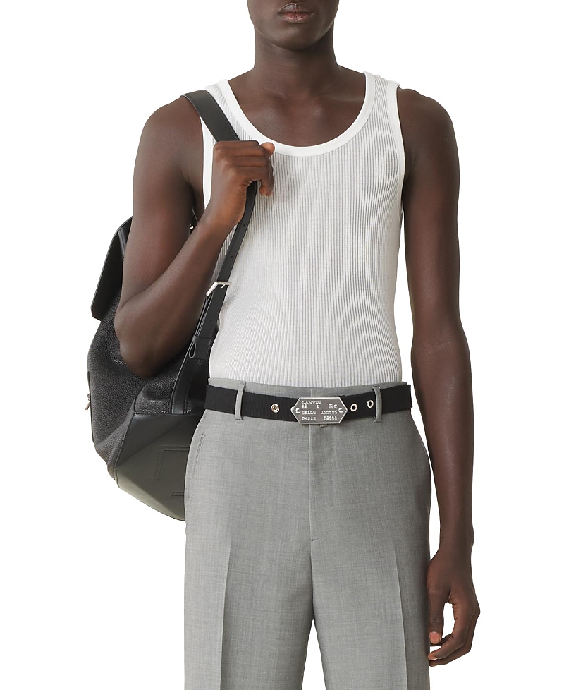 Lanvin Pleated Jersey Tank Top