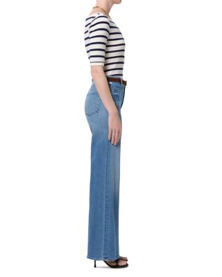Kimberly Patch Pocket Flare Jeans in Adore