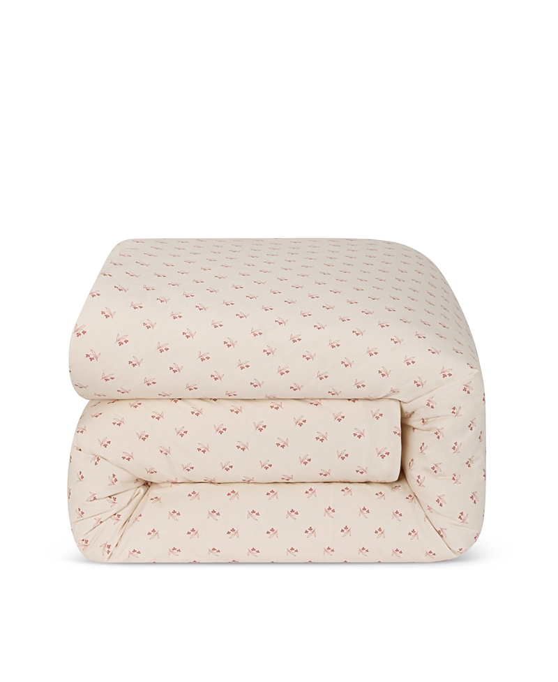 Piglet in Bed Martha Floral Cotton Duvet Cover, Twin