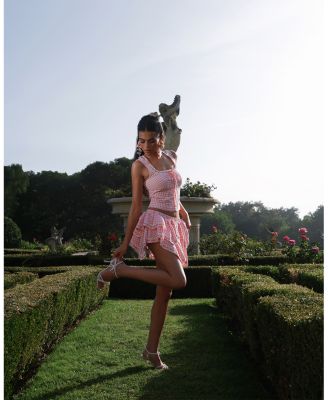 Handkerchief Hem Mini Skirt