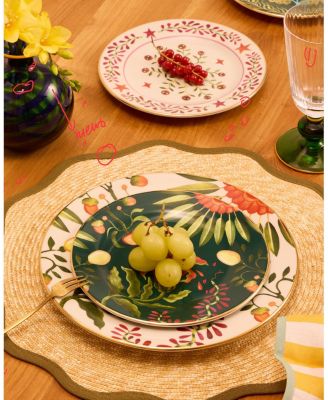  Straw Cloud Placemats, Set Of 2 16"