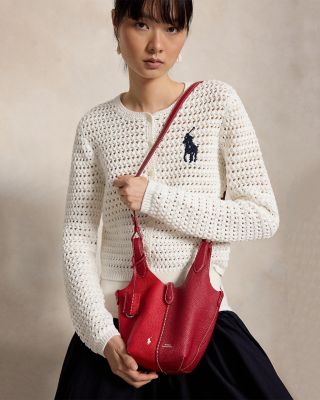 Polo Play Small Leather Crossbody Tote