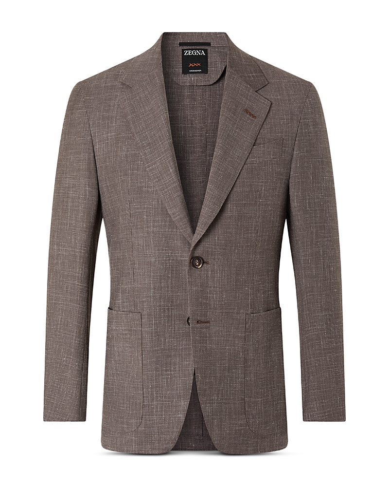Zegna Crossover Wool, Silk & Linen Jacket