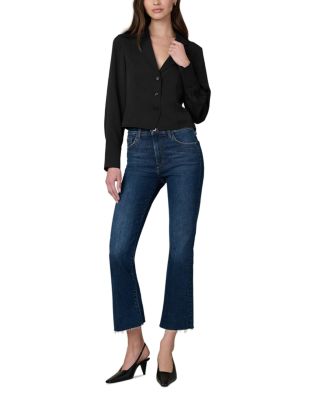 The Callie Cropped Bootcut Jeans in Serenade