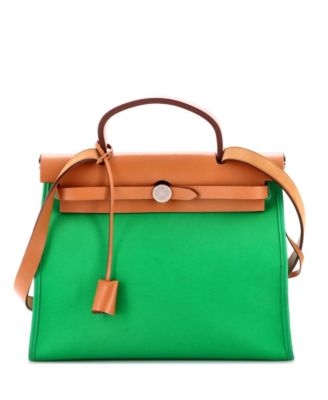 31 Herbag Zip Leather and Toile