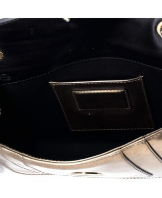  Small Serpenti Forever Square Shoulder Bag Metallic Leather