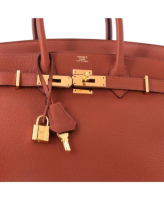 Birkin 30 Handbag Brown Togo with Gold Hardware