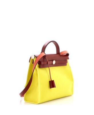 31 Herbag Zip Leather and Toile