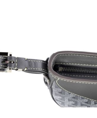   Hirondelle Shoulder Bag Coated Canvas and Leather