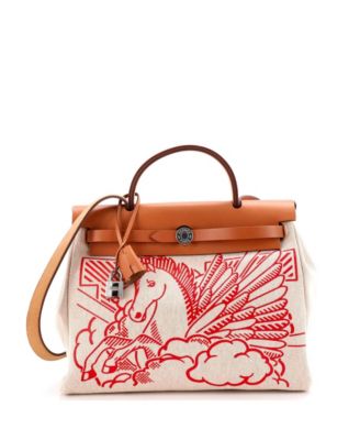 31 Herbag Zip Pegase Pop Toile and Leather