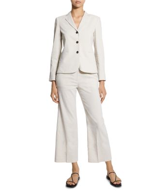 Shrunken Linen Blend Jacket 