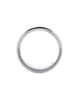  Love 3 Diamonds Band Ring 18K White Gold with Diamond