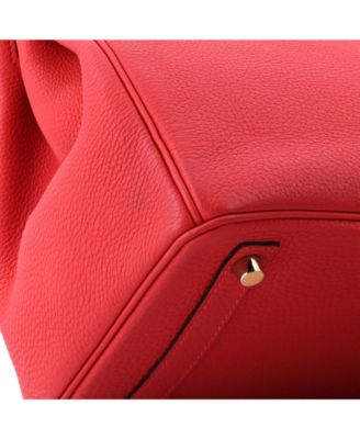 Birkin 30 Handbag Red Togo with Gold Hardware