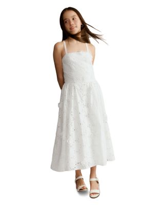 Girls' Estie Broderie Midi Dress - Little Kid, Big Kid