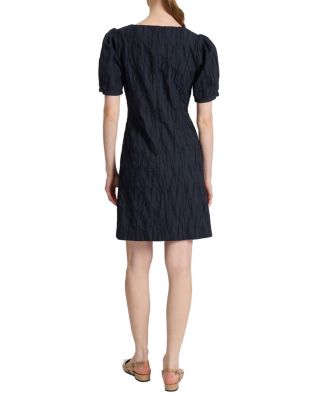  Bianca Shift Dress in Abstract Jacquard