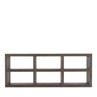 Outline Console Table with Shelves
