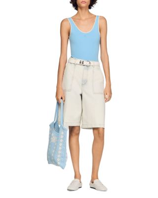 Two Tone Knit Bodysuit