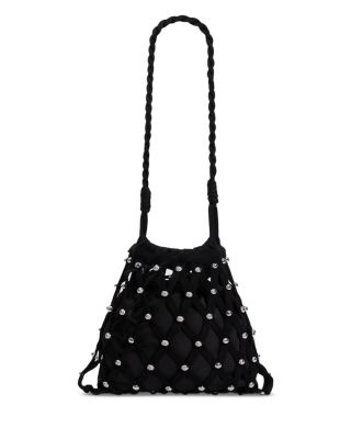 Soane Studded Net Mesh Bucket Bag