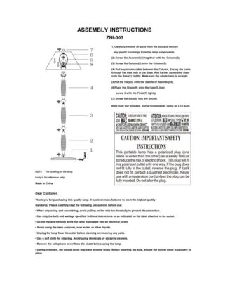 Ziniare Accent Floor Lamp