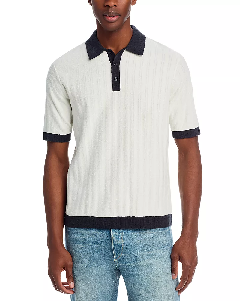 rag & bone Zuma Stripe Polo Shirt