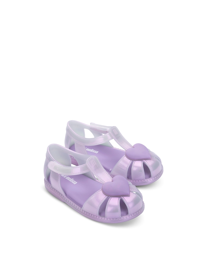 Mini Melissa Girls' Hip Heart Ballet Flats - Toddler