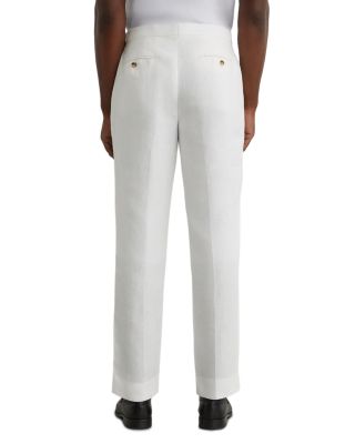 Atlantic Tailored Fit Linen Twill Suit Trousers