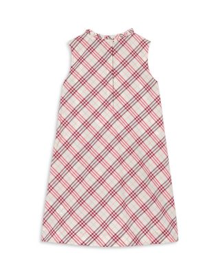 Girls' Yvette Check Sleeveless Cotton Dress - Little Kid, Big Kid