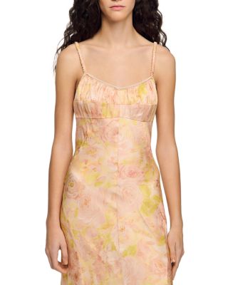 Flower Print Maxi Dress
