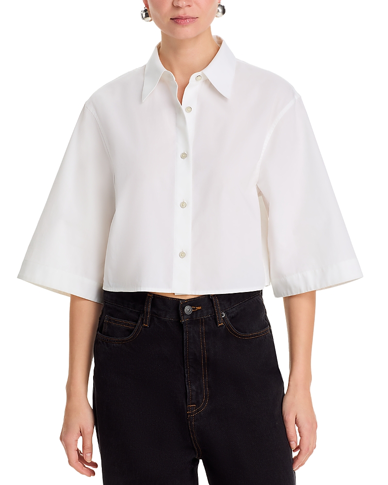 Helmut Lang Cropped Trench Shirt