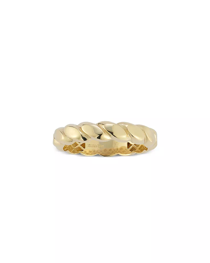 Bloomingdale's Fine Collection Twist Band in 14K Yellow Gold