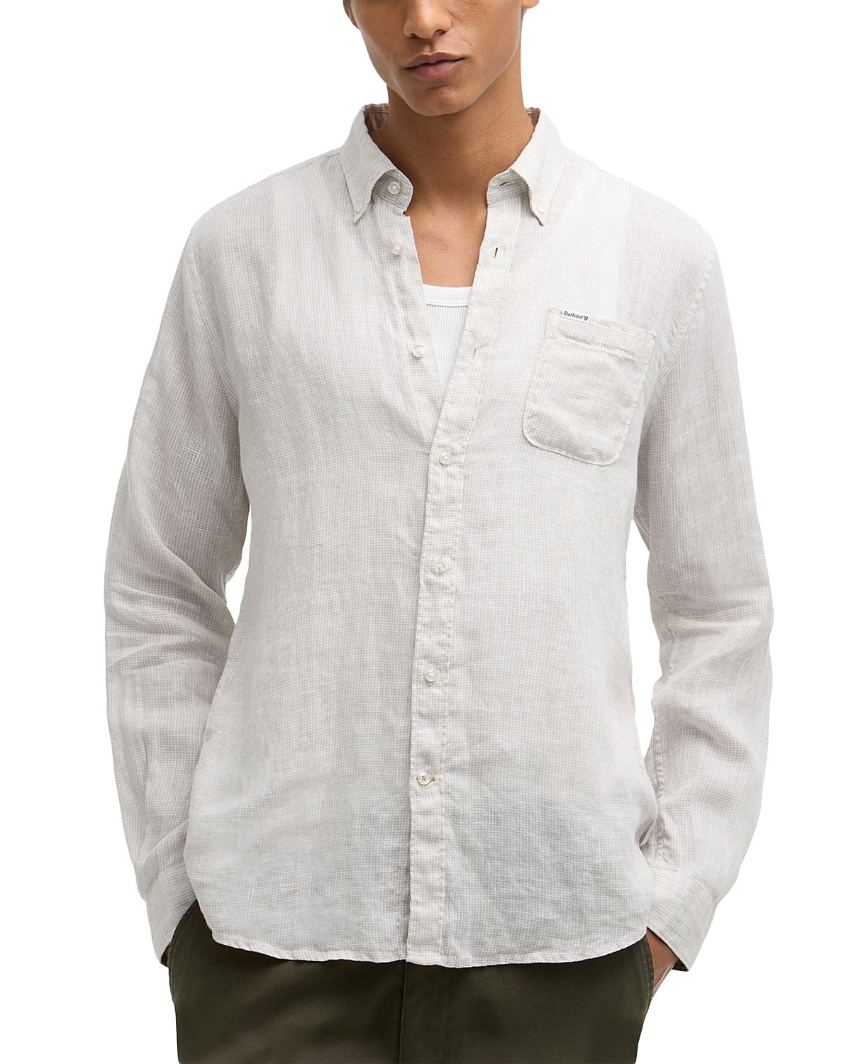 Barbour Linton Linen Tailored Shirt