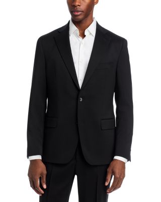 Stretch Wool Unstructured Slim Fit Suit Jacket