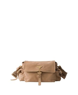 Explore Medium Nappa Leather Shoulder Bag with Flap