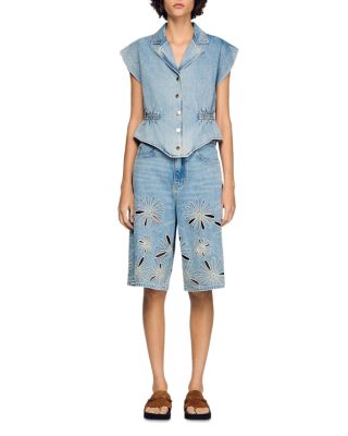 Denim Top in Blue Jean