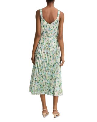 Painted Garden V Neck Dress